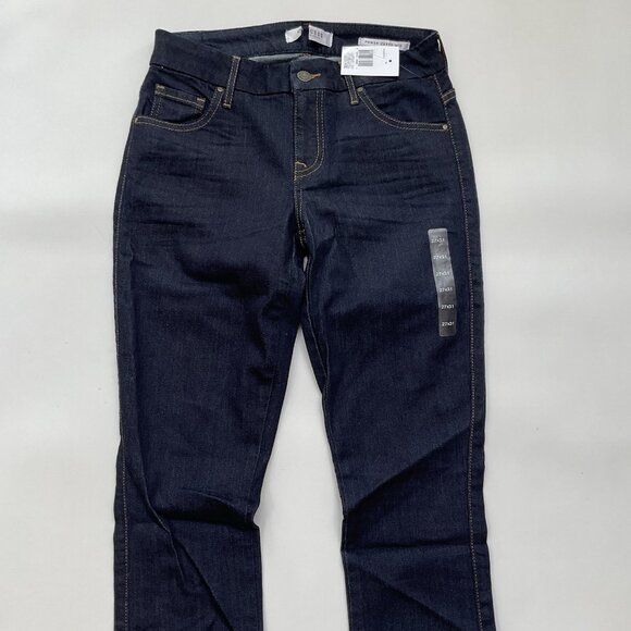 Guess Women’s Power Curvy Mid Rise Skinny Jeans Dark Indigo Size 27 - Picture 5 of 12